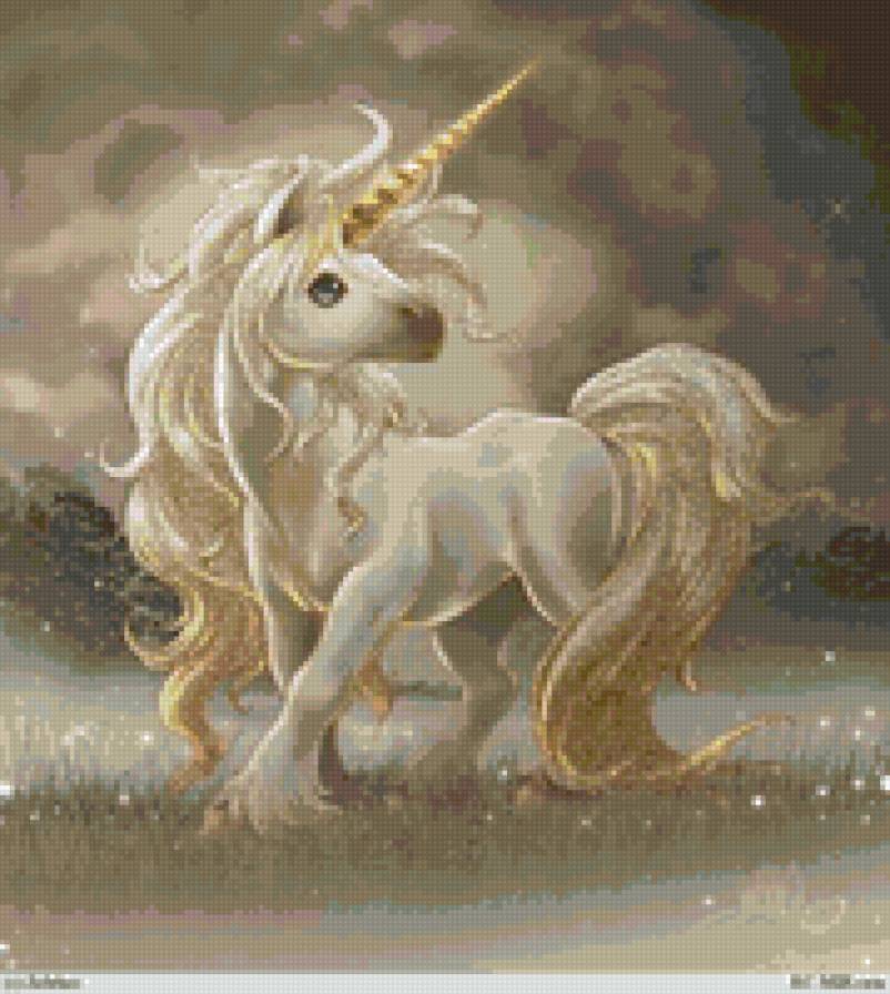 Единорог - фэнтази, миф, фантастика - предпросмотр