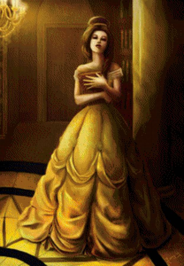 Бэлль (фан-арт) - бэлль, принцесса, дисней - предпросмотр