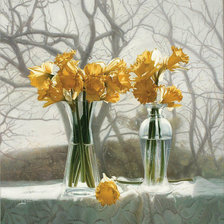 Схема вышивки «Нарциссы»