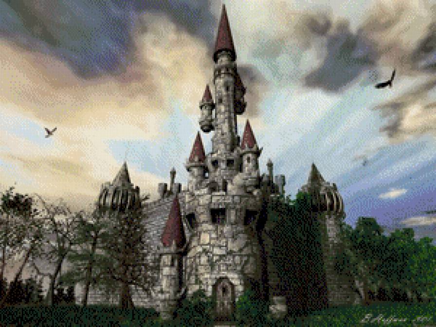 Готический замок - предпросмотр