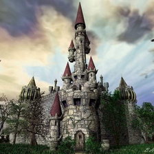 Схема вышивки «Готический замок»