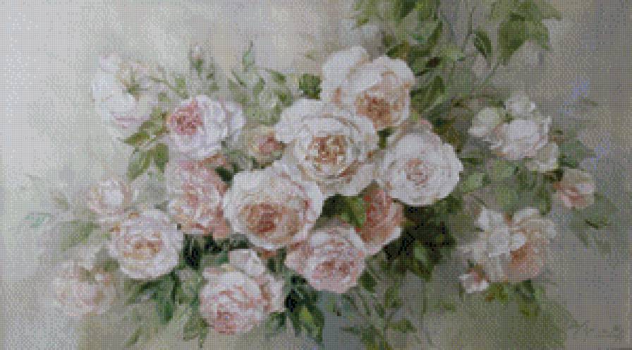 Розовые розы 3 - предпросмотр