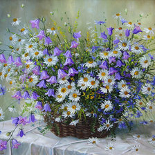 Схема вышивки «Полевые цветы 5»