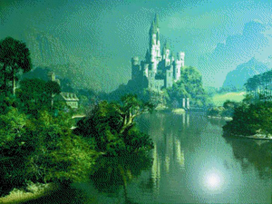 Сказочный замок - замок - предпросмотр