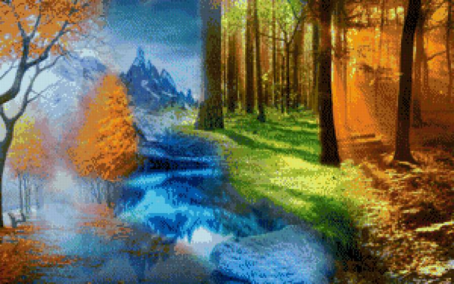 Времена года 9 - пейзаж, природа - предпросмотр