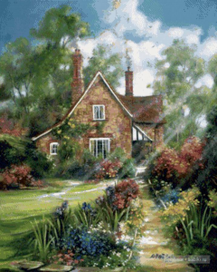 домик - природа, пейзаж, дом - предпросмотр