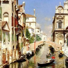 Схема вышивки «гранд канал»