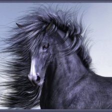 Схема вышивки «лошадь»