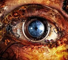 Схема вышивки «Глаз»