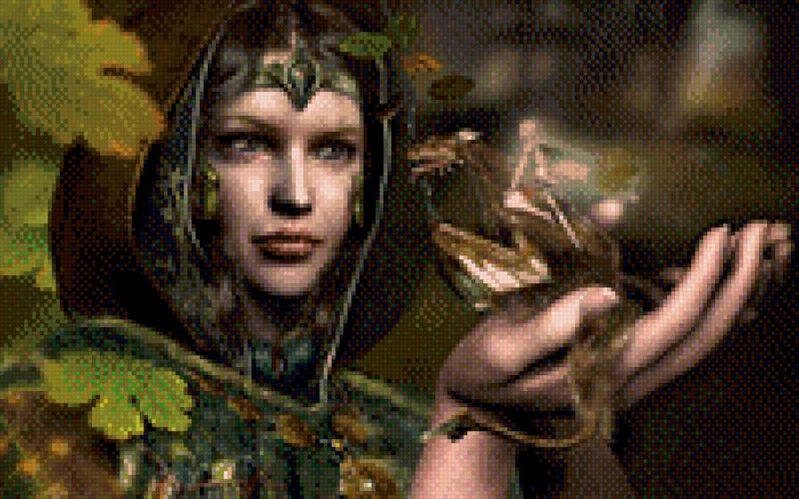 дева с дракончиком - предпросмотр