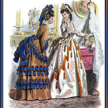 Оригинал схемы вышивки «викторианская эпоха» (№695139)