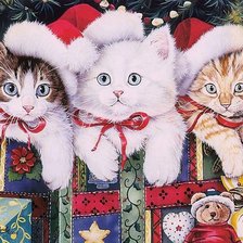 Схема вышивки «Подарки принимаете?»