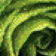 Предпросмотр схемы вышивки «зеленая роза» (№695489)