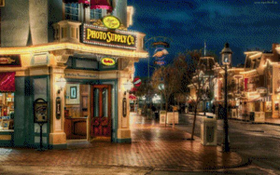 улочка ночью - улочка ночью - предпросмотр