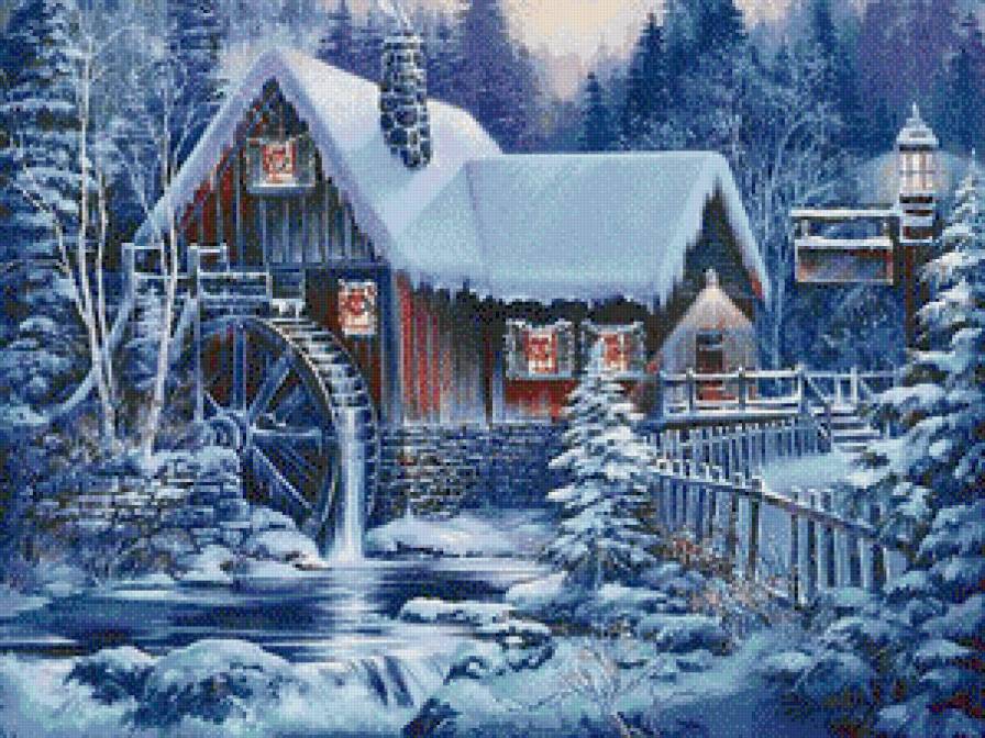 Водяная мельница - предпросмотр