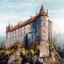 Схема вышивки «Серия Замки»