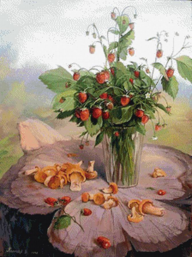 серия "букеты" - букеты.ягоды.грибы - предпросмотр