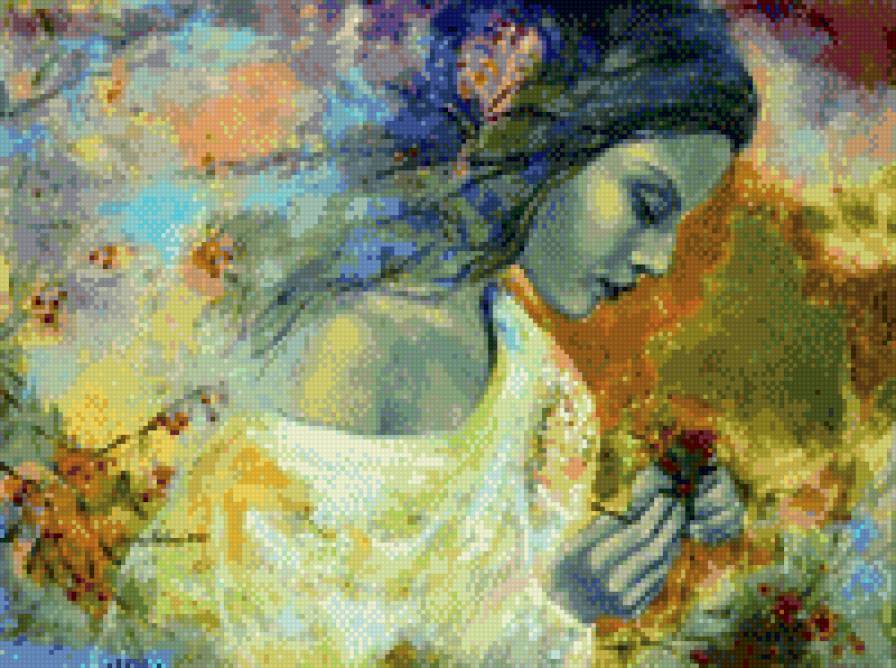 Весна - девушка, фэнтези - предпросмотр