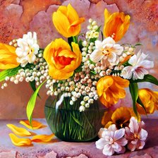 Схема вышивки «букет»