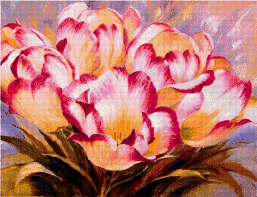 цветы - картина, цветы, букеты - предпросмотр