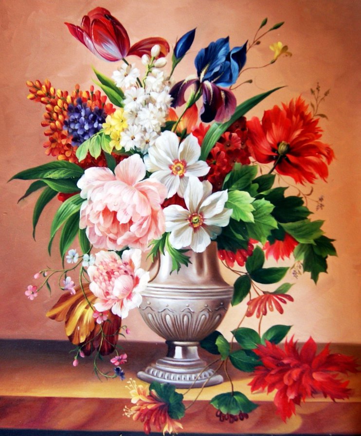 букет - цветы, букет, картина - оригинал