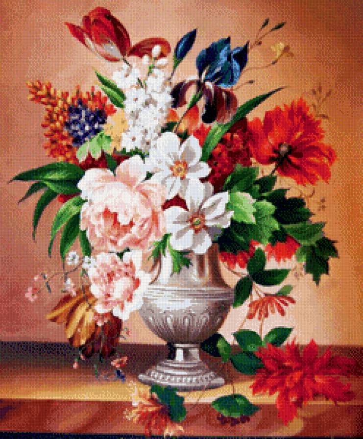 букет - букет, картина, цветы - предпросмотр