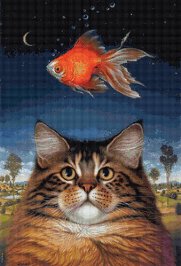 иллюзия - коты, котики, кот - предпросмотр