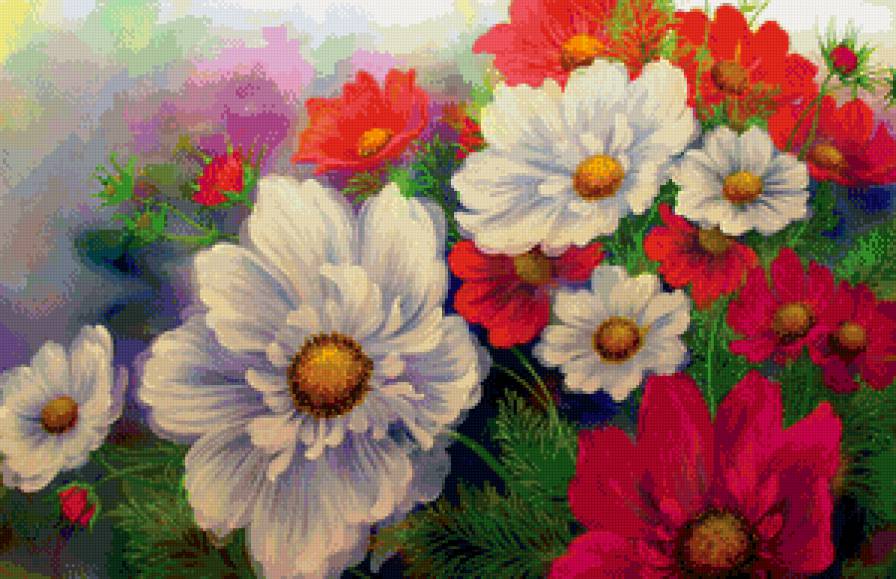 пано цветы - пано, картина, цветы - предпросмотр