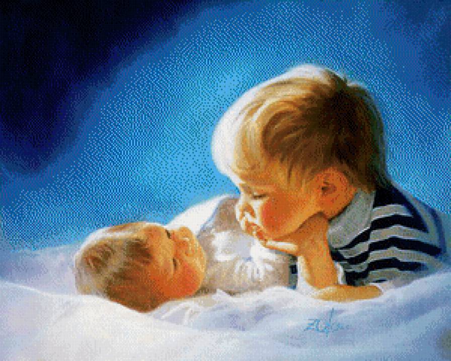 Перед сном - сон, дети, ребенок, брат - предпросмотр