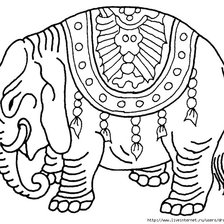 Схема вышивки «Слон»