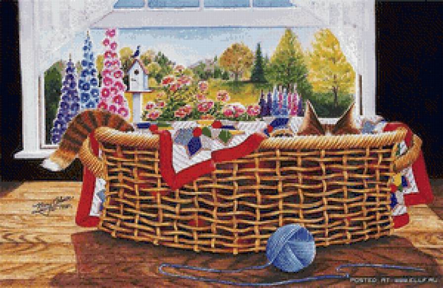 Я спрятался! - животные, кошки - предпросмотр