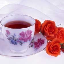 Оригинал схемы вышивки «утренний чай» (№699629)