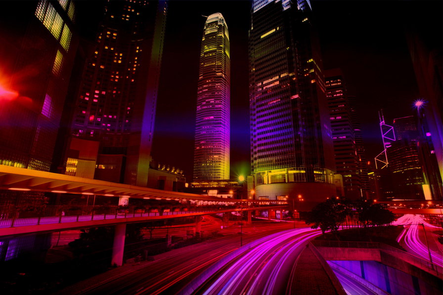 Ночной город - город, ночь - оригинал