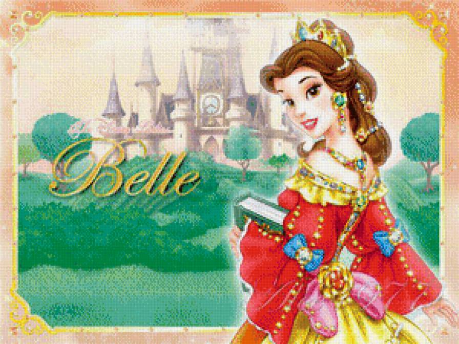 Бэлль - дисней, принцеса - предпросмотр