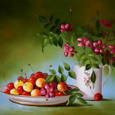 Схема вышивки «натюрморт»