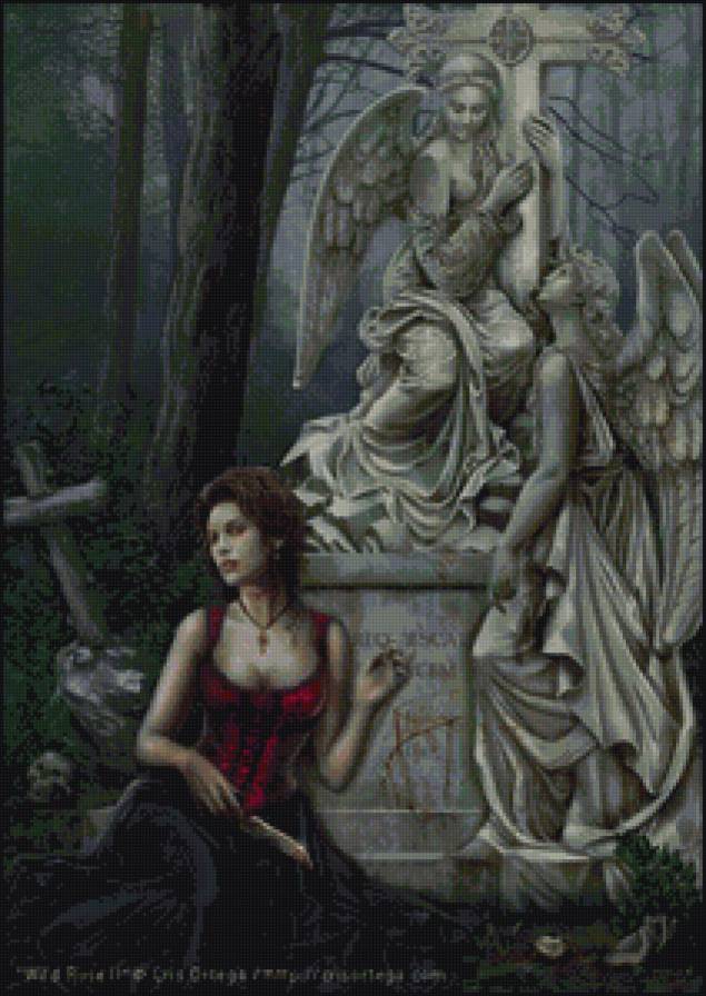 готика - девушка - предпросмотр