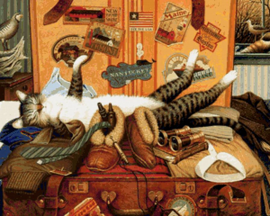 перетрудился - кот, коты, котики - предпросмотр