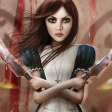 Схема вышивки «Alice-Madness-Returns»