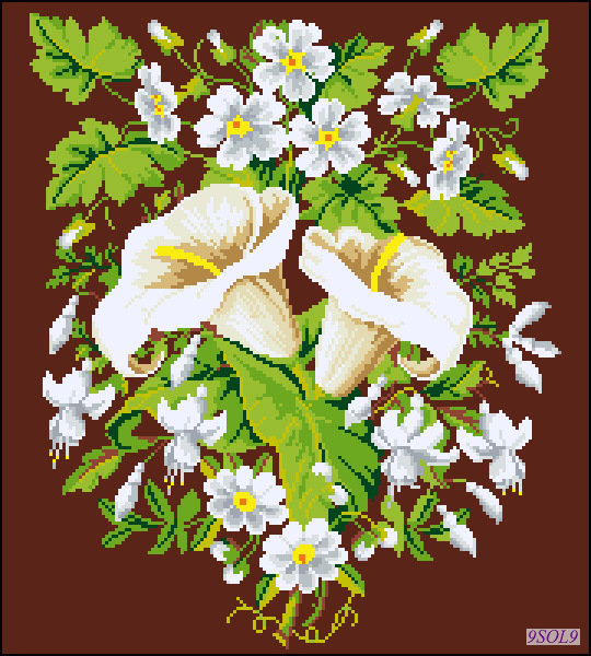 серия "цветы" - цветы.калы - оригинал