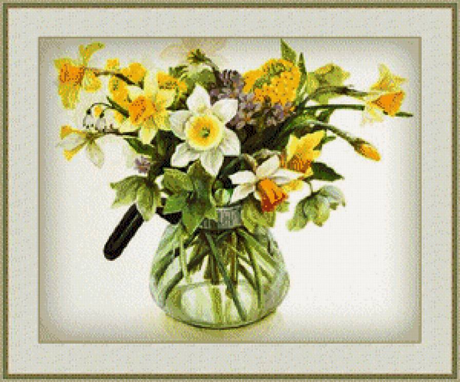 Акварель 11 - букет, цветы - предпросмотр