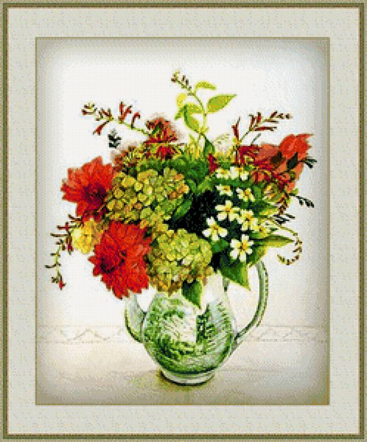 Акварель 20 - букет, цветы - предпросмотр