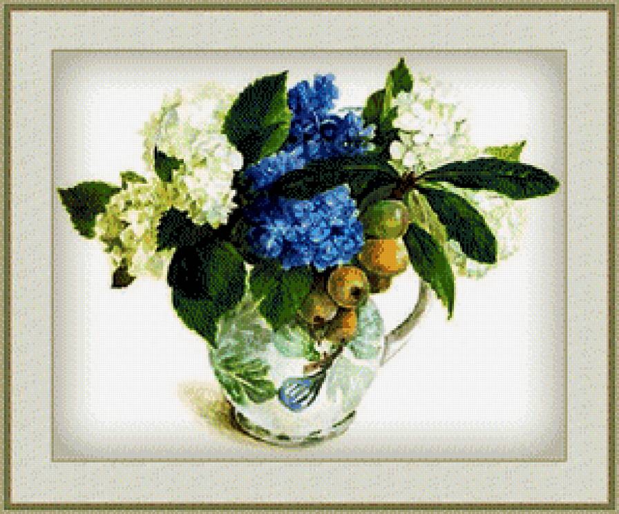 Акварель 21 - букет, цветы - предпросмотр