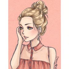 Схема вышивки «Blond»