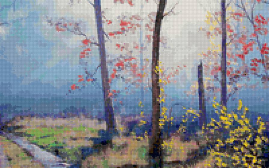 №701631 - лес, деревья, пейзаж - предпросмотр