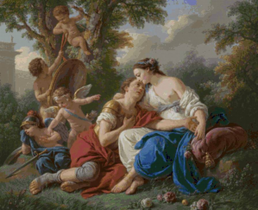 Louis-Jean-François Lagrenée, Rinaldo and Armida, 1766 - предпросмотр