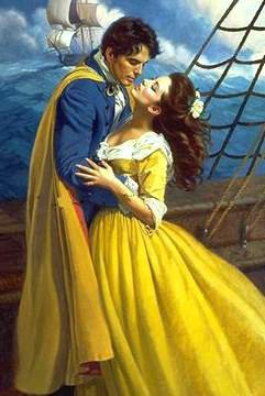 любовный роман - корабль, любовь, двое, роман, море, пара - оригинал