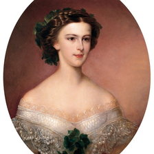 Схема вышивки «Елизавета Баварская (Сиси)»