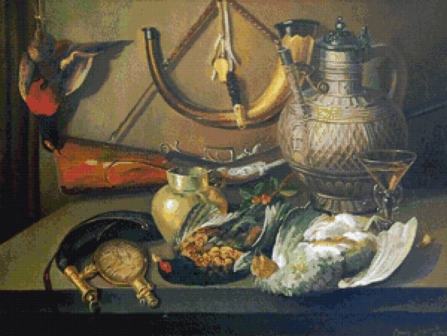 охотничий натюрморт - натюрморт - предпросмотр