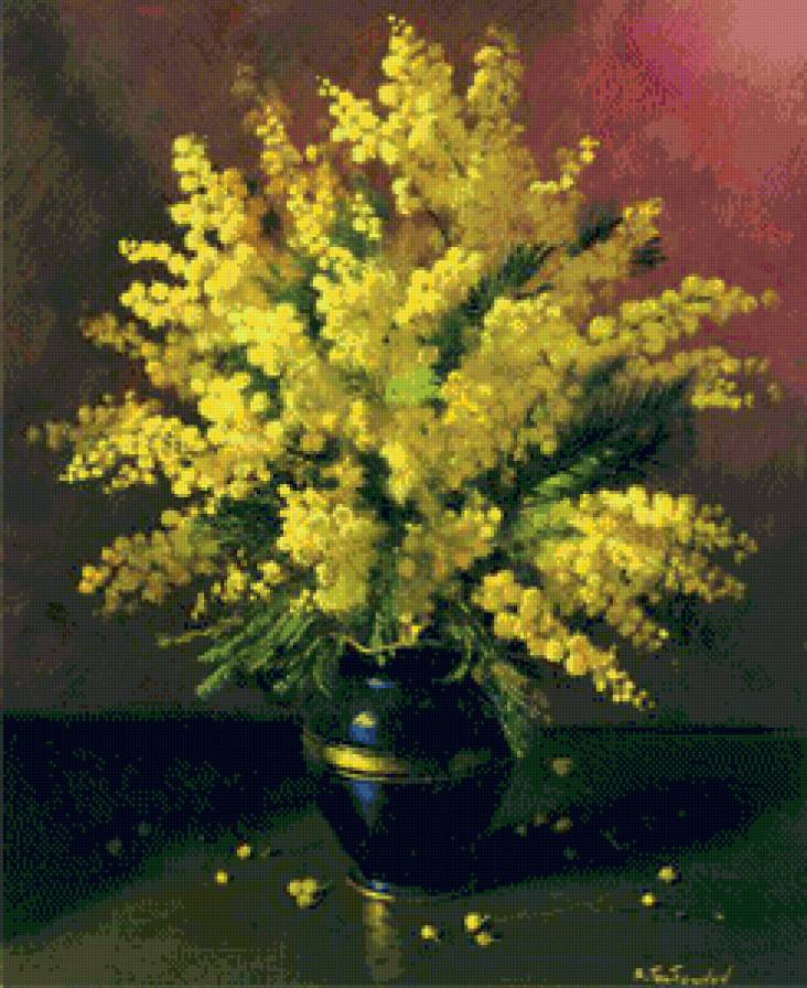 мимоза - мимиоза, цветы - предпросмотр