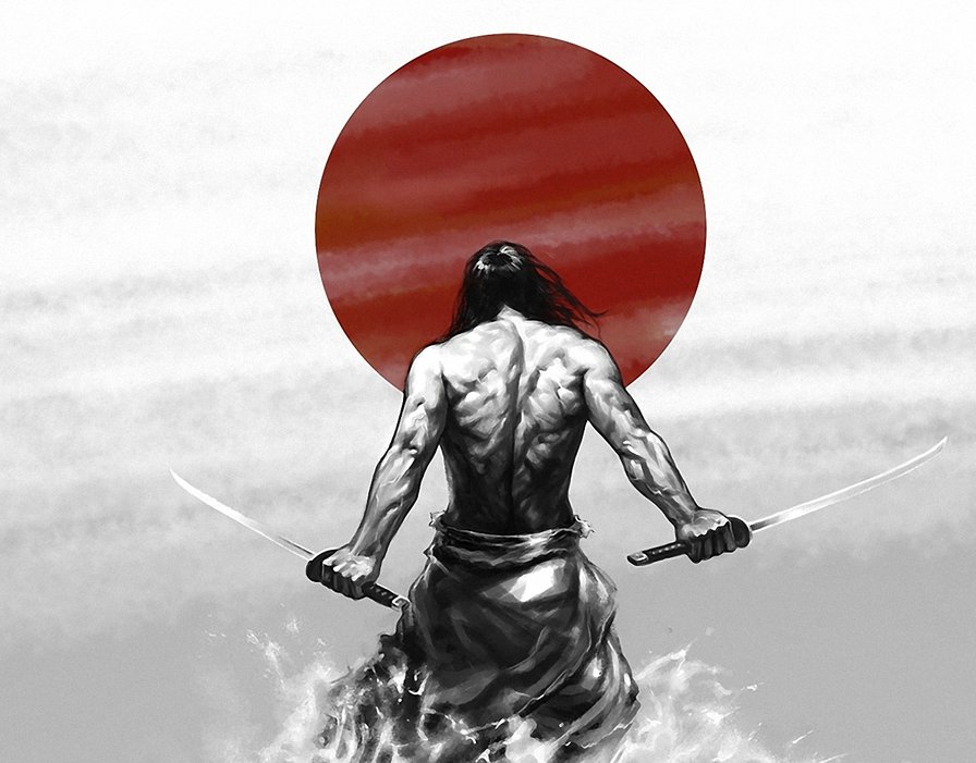 самурай - япония, катана, самурай - оригинал